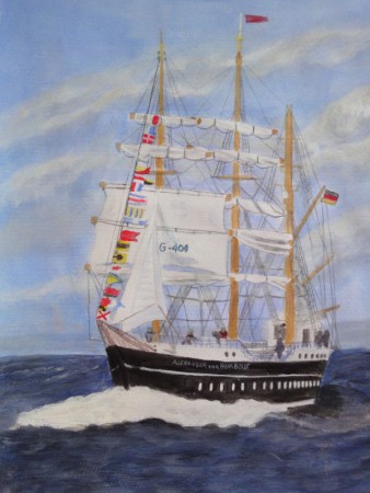 Die Humboldt II 30cm x 40cm auf Papier